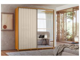 Guarda-Roupa Casal Monet Ripado 2 Portas De Correr 4 Gavetas 1 Porta C/ Espelho - 7 Decor Guarda-Roupa Casal Monet Ripado 2 Portas De Correr 4 Gavetas 1 Porta C/ Espelho - 7 Decor