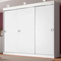 Guarda-Roupa Casal Napoli BR 3 Portas de Correr Madesa