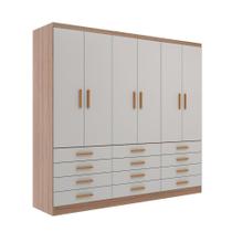 Guarda-Roupa Casal New Monaco 6 PT 12 GV Branco e Demolição Guarda-Roupa Casal New Monaco 6 PT 12 GV Branco e Demolição