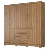 Guarda Roupa Casal New Realce Amêndola Touch - Demóbile Guarda Roupa Casal New Realce Amêndola Touch - Demóbile