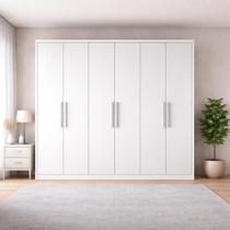 Guarda-Roupa Casal New Vertice 6 Portas 6 Gavetas Novo Horizonte