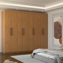 Guarda-Roupa Casal Nirvana 8 Portas 4gavetas Cinamomo - Panorama Móveis