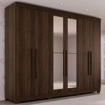 Guarda-Roupa Casal Palazzo Luxo 6 Portas 6 Gavetas 100% Mdf Savana - Pnr Móveis