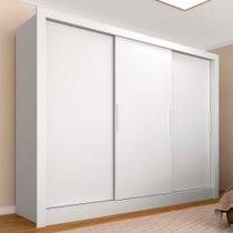 Guarda Roupa Casal Paula 3 Portas 2 Gav Central Branco Guarda Roupa Casal Paula 3 Portas 2 Gav Central Branco