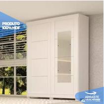 Guarda Roupa Casal Portas de Correr MDF Roupeiro Portas de correr 100 MDF Helena 2 portas com espelho Guarda Roupa Casal Portas de Correr MDF Roupeiro Portas de correr 100 MDF Helena 2 portas com espelho