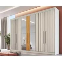 Guarda Roupa Casal Potente c 6 Gavetas e 6 Portas c 4 Ripadas c 2 Espelhos Off White Peroba Europa Guarda Roupa Casal Potente c 6 Gavetas e 6 Portas c 4 Ripadas c 2 Espelhos Off White Peroba Europa
