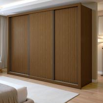Guarda Roupa Casal Premium Liv 3 Portas de Correr e 6 Gavetas 242cm Yescasa