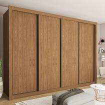 Guarda Roupa Casal Premium Nápoli 279,3cm 4 Portas 4 Gavetas Espresso Móveis