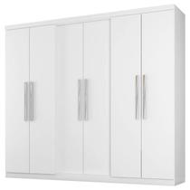 Guarda Roupa Casal Prime 6000 Branco Araplac