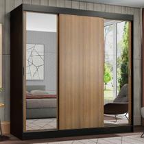 Guarda-roupa Casal Reno 3 Portas de Correr Espelhos Madesa