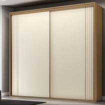 Guarda Roupa Casal Ripado 2 Portas de Correr 100 MDF Imperium Belmax Guarda Roupa Casal Ripado 2 Portas de Correr 100 MDF Imperium Belmax