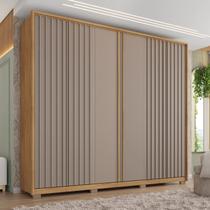 Guarda Roupa Casal Ripado 6 Portas 4 Gavetas Suburban Guarda Roupa Casal Ripado 6 Portas 4 Gavetas Suburban