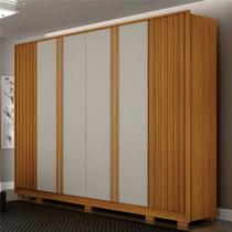 Guarda Roupa Casal Ripado 6 Portas 6 Gavetas 100% MDF Evo Guarda Roupa Casal Ripado 6 Portas 6 Gavetas 100% MDF Evo