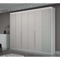 Guarda Roupa Casal Ripado 6 Portas 6 Gavetas 100% MDF São Carlos Guarda Roupa Casal Ripado 6 Portas 6 Gavetas 100% MDF São Carlos