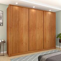 Guarda Roupa Casal Ripado 6 Portas Barcelona Tcil