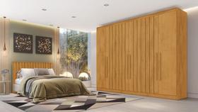 Guarda Roupa Casal Ripado 6 Portas Oxford Made Marcs