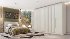 Guarda Roupa Casal Ripado 6 Portas Oxford Made Marcs