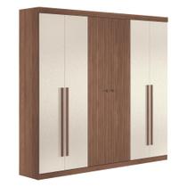 Guarda Roupa Casal Ripado 6 Portas Sintra Jatobá Areia Guarda Roupa Casal Ripado 6 Portas Sintra Jatobá Areia