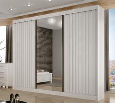 Guarda Roupa Casal Ripado Esp 3 Portas Prime - Arbo Design