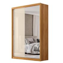 Guarda Roupa Casal Riva 2 Portas Deslizantes Flex com Espelho - Demóbile Guarda Roupa Casal Riva 2 Portas Deslizantes Flex com Espelho - Demóbile