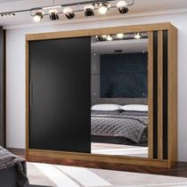 Guarda Roupa Casal Roupeiro com Espelho 2 Portas Deslizantes Guarda Roupa Casal Roupeiro com Espelho 2 Portas Deslizantes