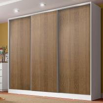 Guarda-Roupa Casal Royale MDF 3 Portas Correr Rustic Madesa