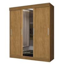 Guarda Roupa Casal Sami Flex 3 Portas de Correr 2 Gavetas MDP Nature-Off