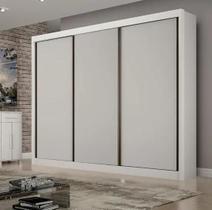 Guarda Roupa Casal São Paulo 3 Portas 6 Gavetas Leifer Branco Guarda Roupa Casal São Paulo 3 Portas 6 Gavetas Leifer Branco