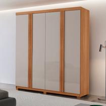 Guarda Roupa Casal Severo 100% Mdf 4 Portas e 2 Gavetas com Pés Yescasa