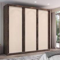 Guarda Roupa Casal Sevilha 3 Portas Correr 6 Gavetas