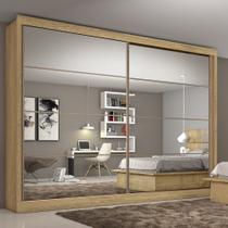 Guarda-Roupa Casal Sevilha Plus 2 Portas 6 Gavetas 100% Mdf Espelhado Amêndoa - Mademarques Guarda-Roupa Casal Sevilha Plus 2 Portas 6 Gavetas 100% Mdf Espelhado Amêndoa - Mademarques