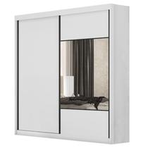 Guarda Roupa Casal Sienna 2 Portas 8 Gavetas Neve com Espelho Novo Horizonte Guarda Roupa Casal Sienna 2 Portas 8 Gavetas Neve com Espelho Novo Horizonte