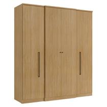 Guarda Roupa Casal Splendore 4 Portas Nogal Acetinado - THB