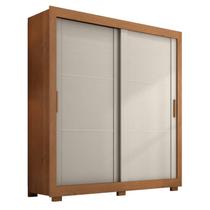 Guarda Roupa Casal Titanium 2 Portas 4 Gavetas Cinamomo Areia Fosco - Zanzini