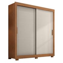 Guarda Roupa Casal Titanium 2 Portas 4 Gavetas Cinamomo Areia Fosco - Zanzini