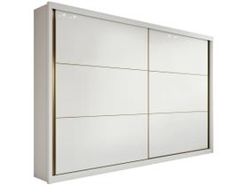 Guarda-Roupa Casal Toronto 2 Portas 6 Gavetas Branco
