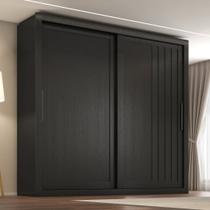 Guarda Roupa Casal Trianon 2 Portas de Correr 4 Gavetas
