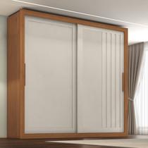 Guarda Roupa Casal Trianon 2 Portas de Correr 4 Gavetas