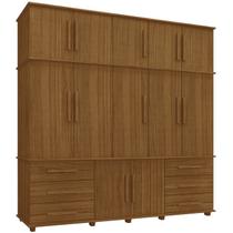 Guarda Roupa Casal Triplex 12 Portas 00103100 Carvalho LPA