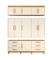 Guarda Roupa Casal Triton Plus Triplex da Albatroz cinamomo Off White