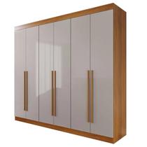 Guarda Roupa Casal Uberaba 6 Portas 4 Gavetas 100% MDF Valverde Moveis