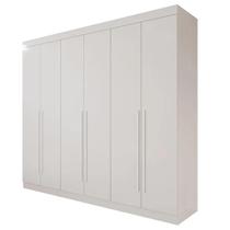 Guarda Roupa Casal Uberaba 6 Portas 4 Gavetas 100% MDF Valverde Moveis