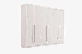 Guarda roupa casal uberaba 6 portas de abrir 4 gavetas 100% mdf