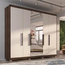 Guarda Roupa Casal Valencia 6 Pts 6gav C/ Esp Com Pés