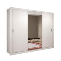 Guarda Roupa Casal Veneza Luxo Com 3 Portas Rufato Branco