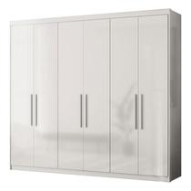 Guarda Roupa Casal Venice 62580 Branco Brilho - Demóbile