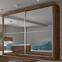 Guarda-Roupa Casal Verona Plus 2 Portas 4 Gavetas Com Espelho 100% Mdf Brauna - Mademarques Guarda-Roupa Casal Verona Plus 2 Portas 4 Gavetas Com Espelho 100% Mdf Brauna - Mademarques