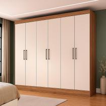 Guarda-Roupa Casal Verso 6 PT 2 GV Amendola e Off White