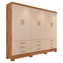 Guarda-Roupa Casal Vila Velha 6 Portas 9 Gavetas Atualle Móveis Guarda-Roupa Casal Vila Velha 6 Portas 9 Gavetas Atualle Móveis