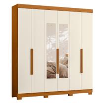 Guarda Roupa Casal Vinci 6 Portas com Espelho - Móveis Albatroz Guarda Roupa Casal Vinci 6 Portas com Espelho - Móveis Albatroz